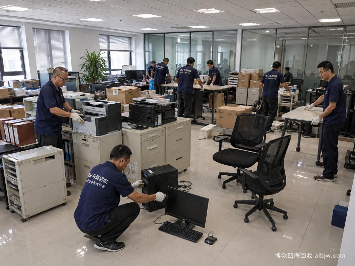大兴带酒店住宿区域的综合楼整楼清场相关回收服务现场